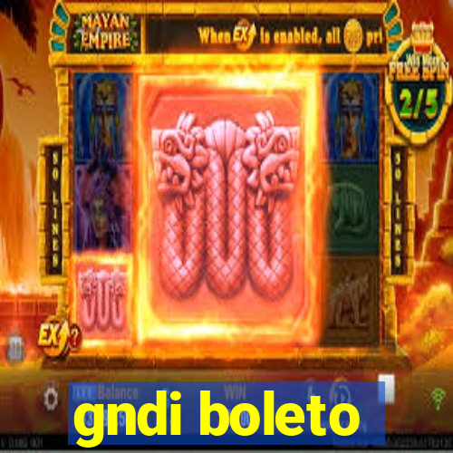 gndi boleto